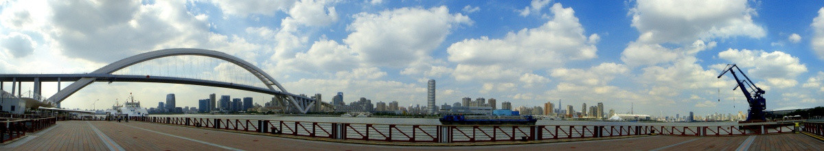 卢浦大桥 黄浦江
