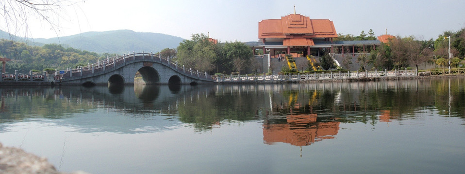 风景 建筑 湖