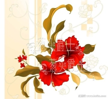 小紅花圖案設(shè)計(jì)