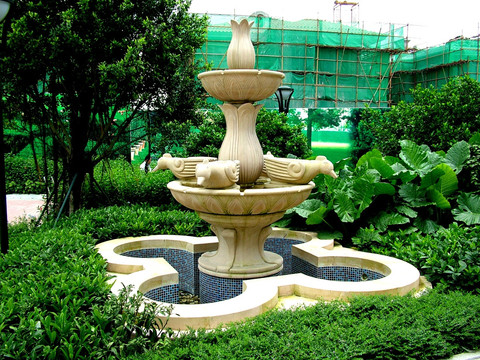 园林工艺 喷泉