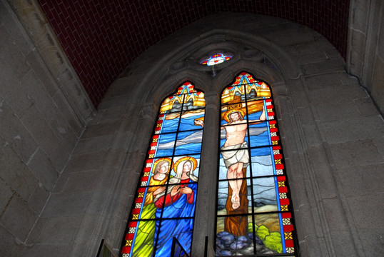广州石室圣心大教堂玻璃窗