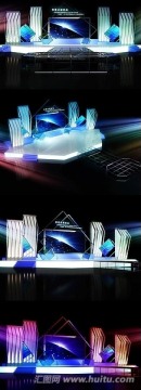 3DMAX舞美设计 舞台 灯光 造型 科技
