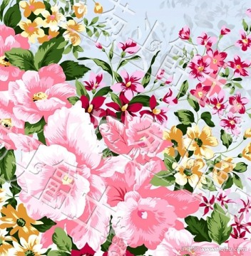 分光花卉圖案