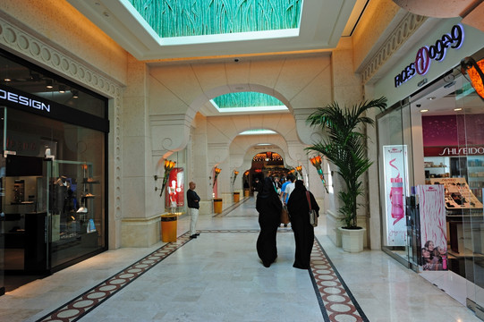 迪拜棕榈岛6星亚特兰蒂斯酒店购物中心