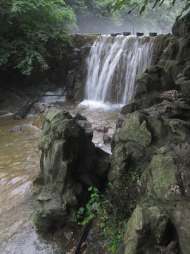 醉翁潭的水瀑 琅琊山