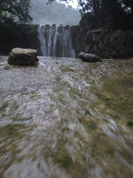 水瀑与溪流 醉翁潭 琅琊山