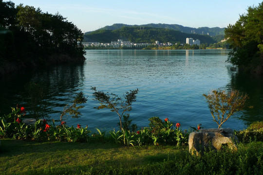 湖边小景