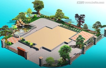 別墅庭院
