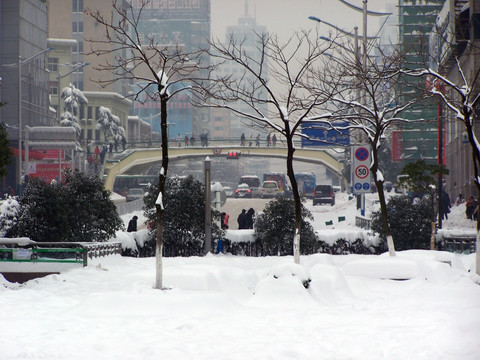 2008年合肥雪景