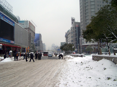 2008年合肥雪景