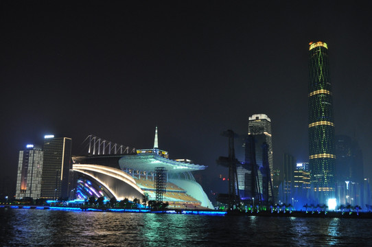 珠江夜景 西塔