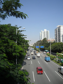 深圳建筑 马路