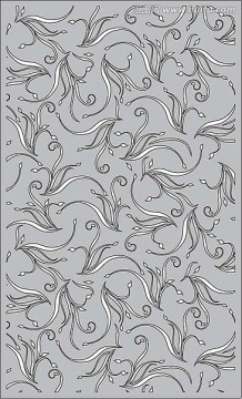 屏風(fēng)背景花條類雕刻圖