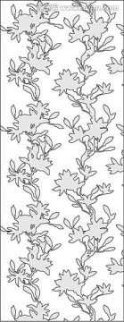 屏風(fēng)背景花條類雕刻圖