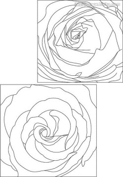 單線花