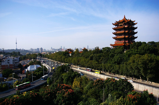 湖北武汉黄鹤楼风景区