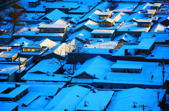 雪乡的早晨