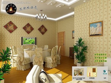 現(xiàn)代中式風(fēng)格餐廳包間包房效果圖