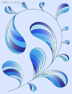 藍(lán)色彩葉