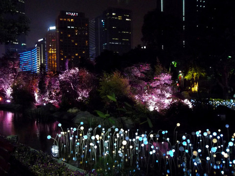 花城广场 广州夜景