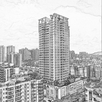 建筑速寫