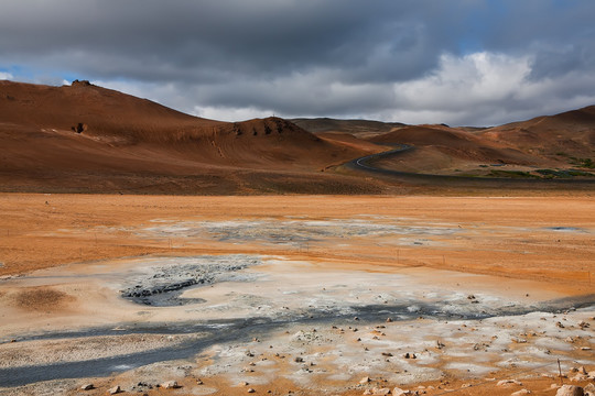 冰岛泥浆温泉