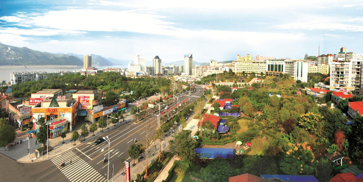 丰都全景 丰都县