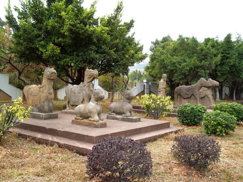 汉代石马雕像