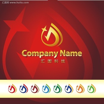 科技企业标志 logo
