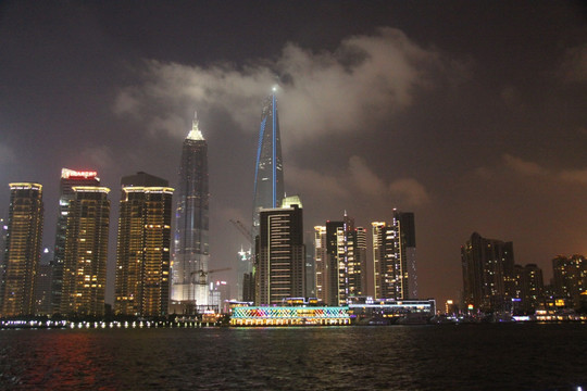 上海外滩夜景（有噪点）