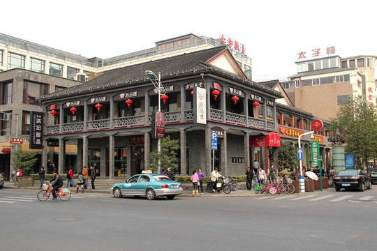 杭州西湖街景