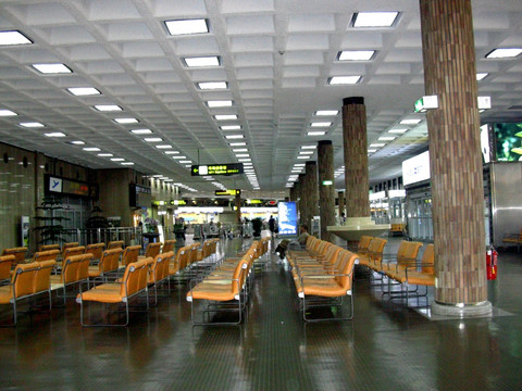 韩国济州岛机场候机大厅