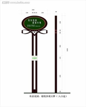 私家花园谢绝参观立牌标识