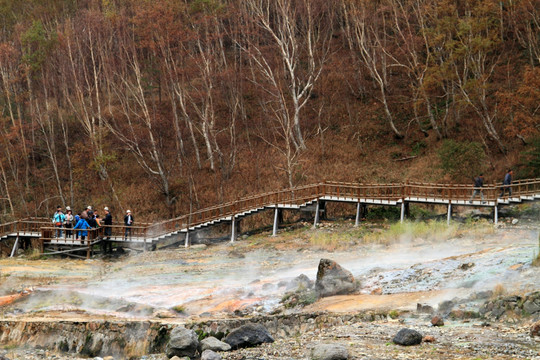 吉林长白山景区 聚龙泉