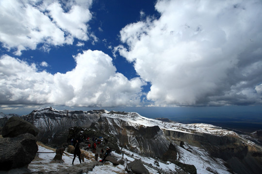 吉林长白山主峰