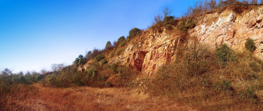 龙山南麓