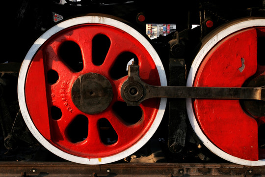 蒸汽机机车车轮