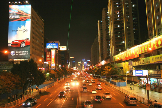 深圳 市区夜景