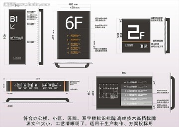 索引牌 楼层牌 灯箱