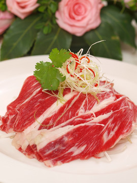 白灼霜降牛肉