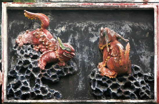 陈家祠 陶塑脊饰