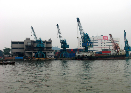 珠江 长洲货运码头