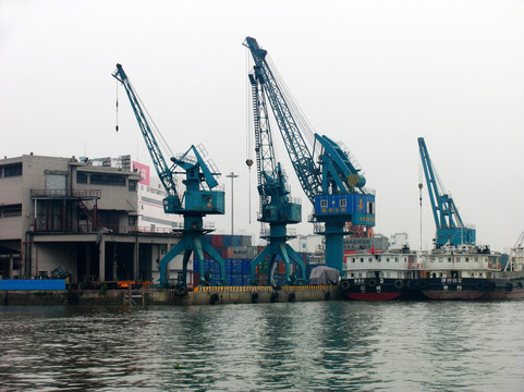 珠江 长洲货运码头