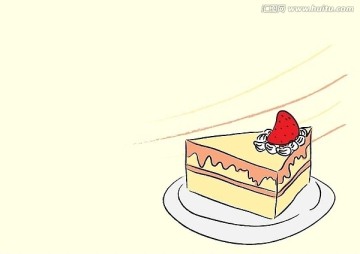 草莓蛋糕背景