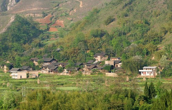 贵州省黔南 大山里的村落