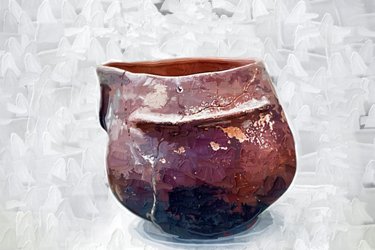 陶器油畫