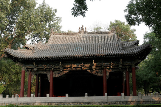 太原晋祠 水镜台