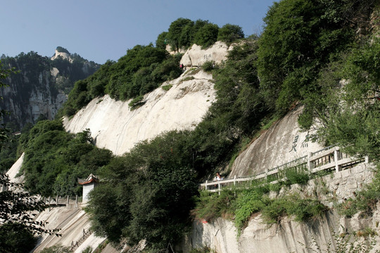 华山 登山栈道