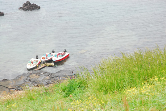 海滩 摩托艇