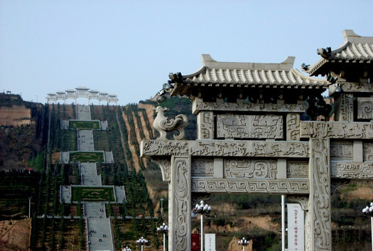 石牌坊 宝鸡 代家湾 生态公园